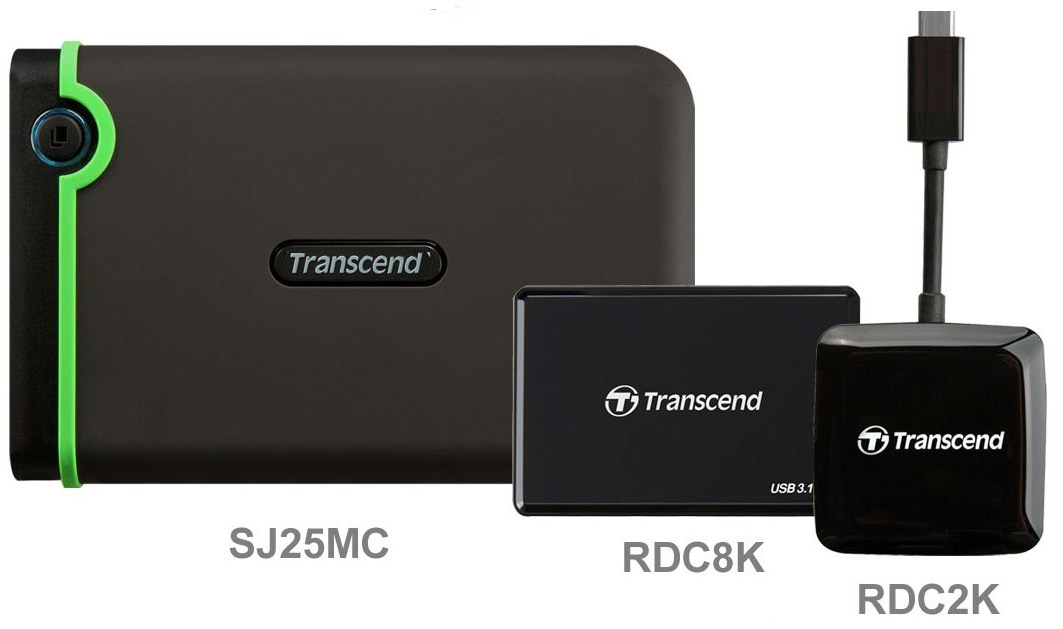 USB HDD Transcend Type-C carc-reader